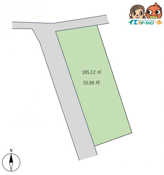土地 秋田市牛島東１丁目 JR羽越本線羽後牛島駅 750万円