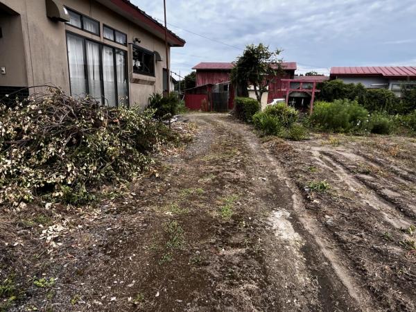1975　能代市字轟 前面道路含む現地写真 