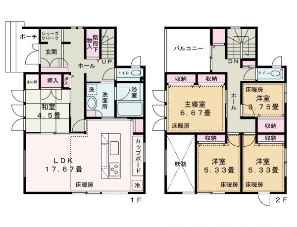 中古戸建 秋田市桜台３丁目 JR奥羽本線秋田駅 3,780万円