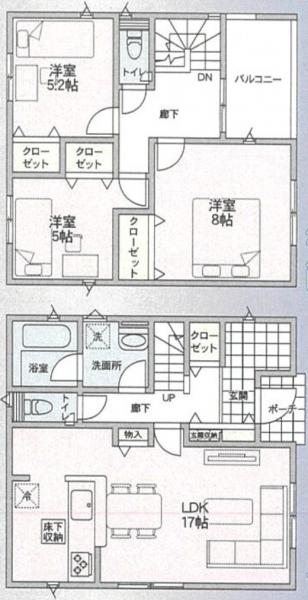 新築戸建 秋田市新藤田字高梨台8-12 JR奥羽本線泉外旭川駅 2,100万円