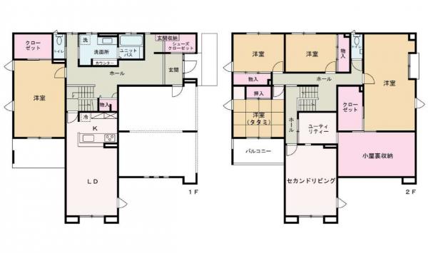 中古戸建 秋田市泉中央２丁目 JR奥羽本線泉外旭川駅 4,880万円