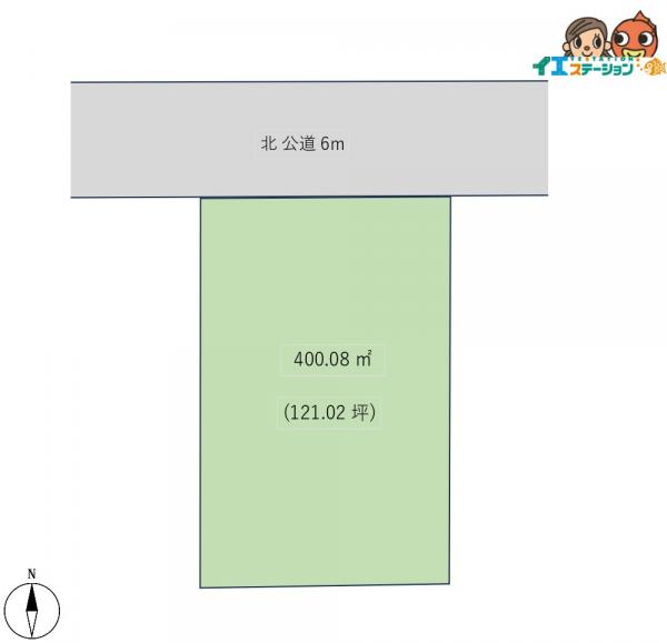 土地 秋田市外旭川八幡田２丁目 JR奥羽本線泉外旭川駅 1,900万円