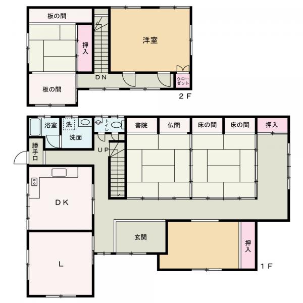 中古戸建 能代市落合字下谷地 JR五能線向能代駅 777万円
