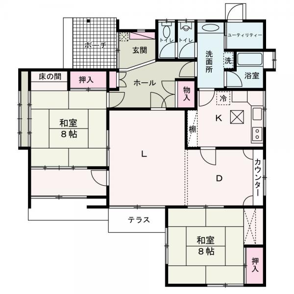 中古戸建 秋田市桜２丁目 JR奥羽本線秋田駅 1,350万円