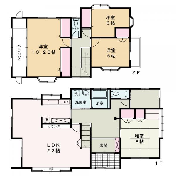 中古戸建 秋田市外旭川字神田 JR奥羽本線泉外旭川駅 1,690万円