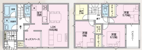 新築戸建 秋田市仁井田福島１丁目2-15 JR羽越本線羽後牛島駅 2,250万円