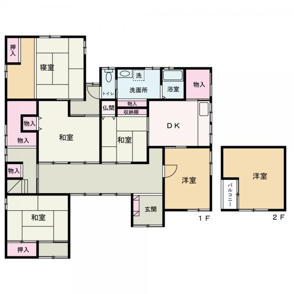 中古戸建 潟上市天王字追分 JR奥羽本線追分駅 550万円