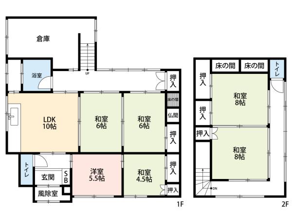 中古戸建 能代市落合字下大野 JR五能線向能代駅 328万円