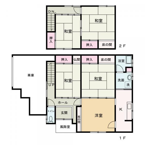 中古戸建 能代市字寿域長根 JR五能線能代駅 168万円