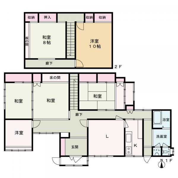 中古戸建 秋田市新屋元町 JR羽越本線新屋駅 800万円