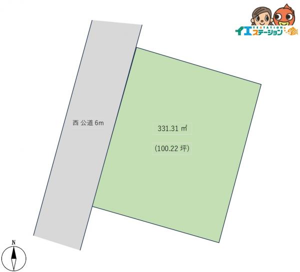 土地 秋田市旭川新藤田東町 JR奥羽本線泉外旭川駅 1,350万円