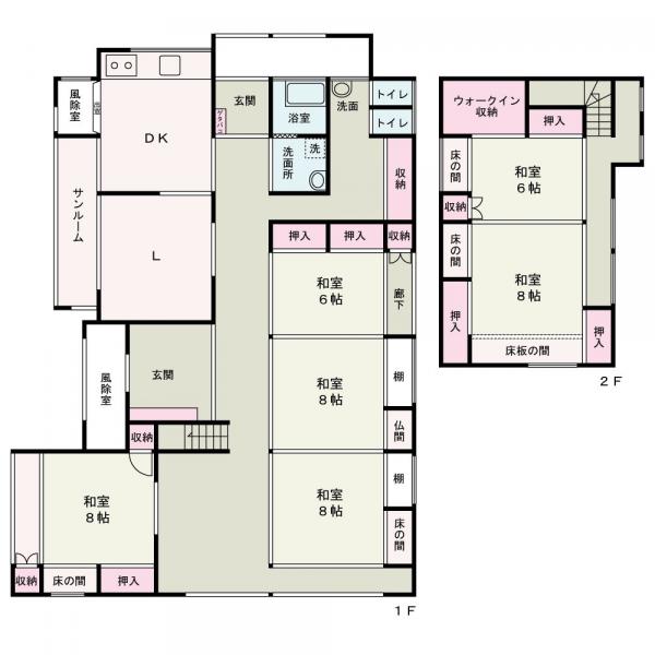 中古戸建 山本郡三種町鹿渡字一本木 JR奥羽本線鹿渡駅 490万円