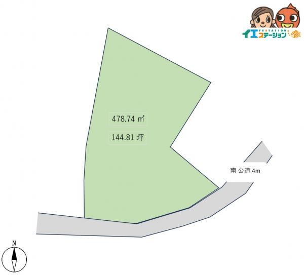 土地 秋田市土崎港北１丁目 JR奥羽本線土崎駅 1,590万円