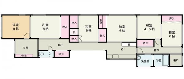 中古戸建 能代市若松町 JR五能線能代駅 348万円