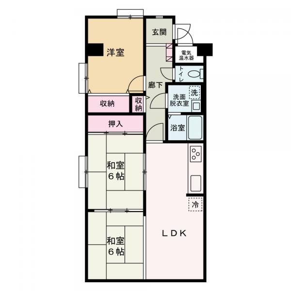 中古マンション 秋田市八橋大畑２丁目 JR奥羽本線泉外旭川駅 890万円