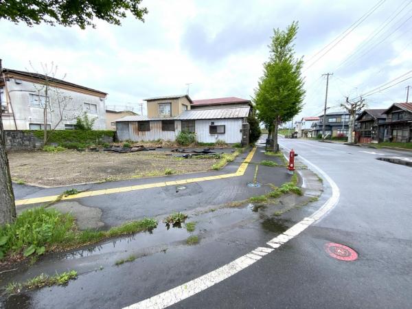 1903能代市万町 前面道路含む現地写真 
