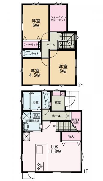 中古戸建 秋田市飯島道東１丁目 JR奥羽本線上飯島駅 2,280万円