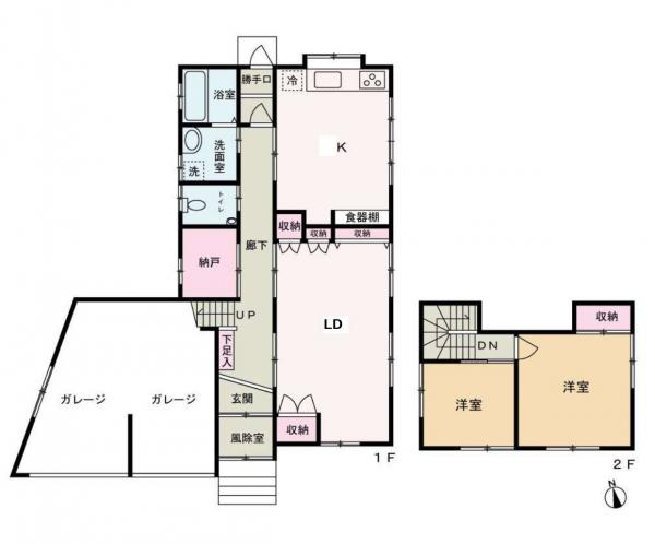 中古戸建 秋田市広面字樋口 JR奥羽本線秋田駅 1,050万円