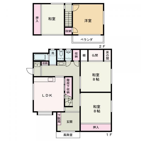 中古戸建 能代市落合字中大野台 JR五能線向能代駅 158万円