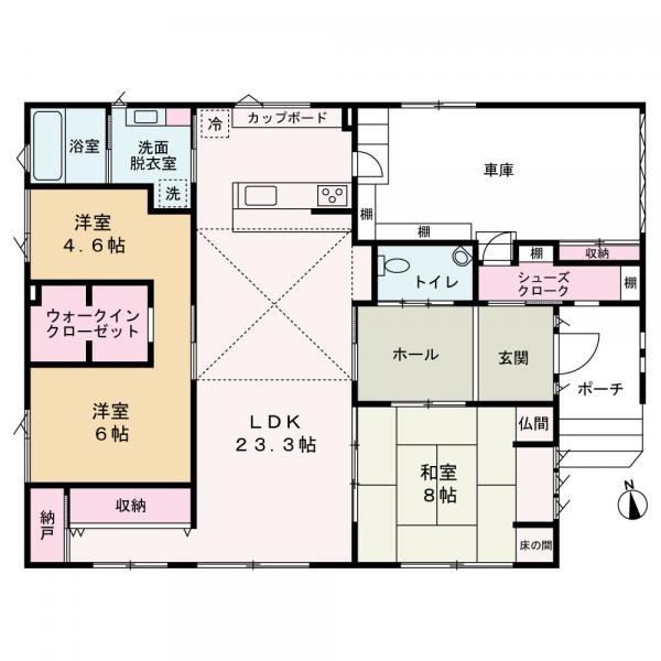 中古戸建 秋田市八橋本町４丁目 JR奥羽本線泉外旭川駅 3,650万円