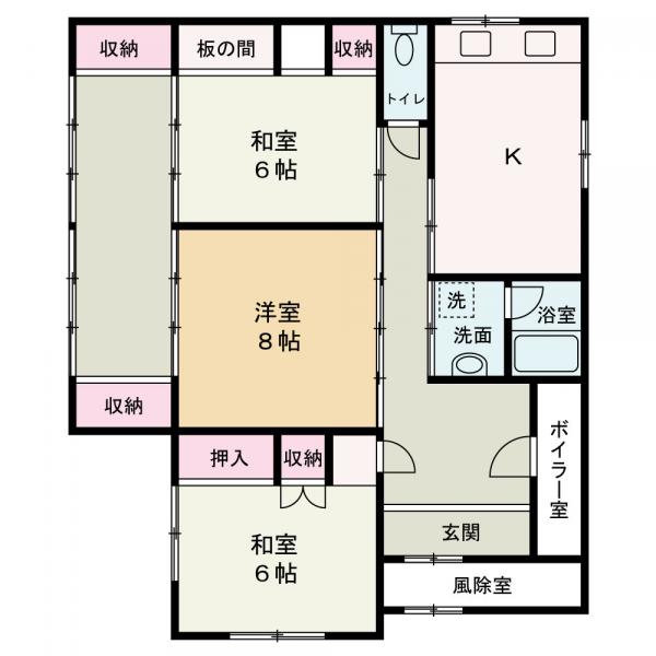 中古戸建 秋田市八橋大沼町 JR奥羽本線泉外旭川駅 1,650万円