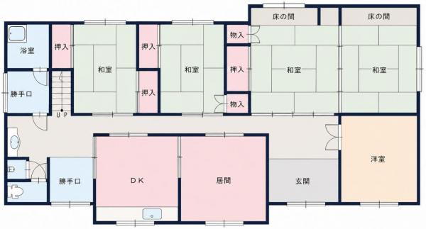 中古戸建 能代市二ツ井町麻生字麻生 JR奥羽本線前山駅 238万円