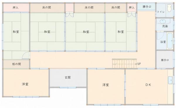 中古戸建 能代市字機織轌ノ目 JR奥羽本線東能代駅 850万円