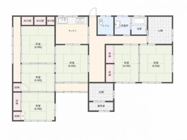 中古戸建 秋田市下浜長浜字芹沢道脇 JR羽越本線下浜駅 128万円