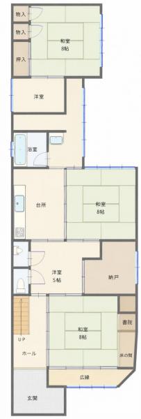 中古戸建 秋田市土崎港中央３丁目 JR奥羽本線土崎駅 750万円