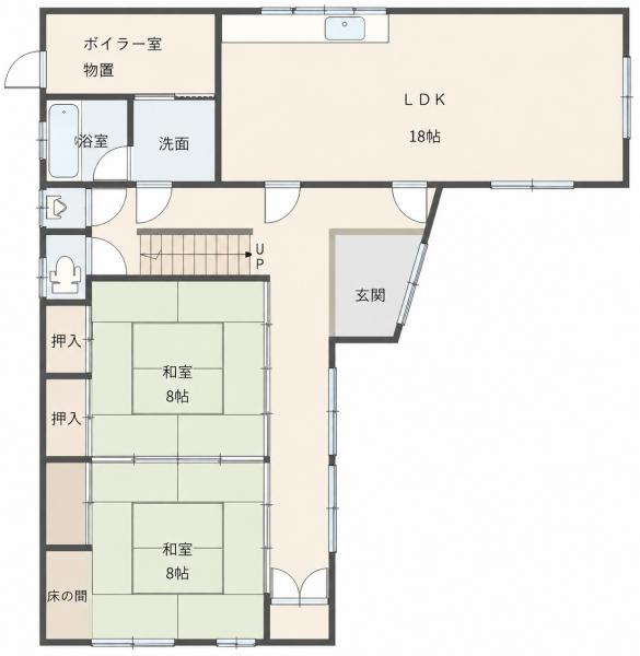 中古戸建 秋田市土崎港中央７丁目 JR奥羽本線土崎駅 750万円