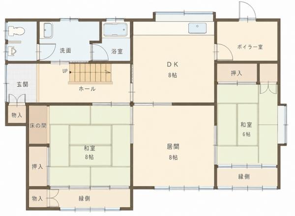 中古戸建 秋田市新屋松美ガ丘北町 JR羽越本線新屋駅 1,480万円