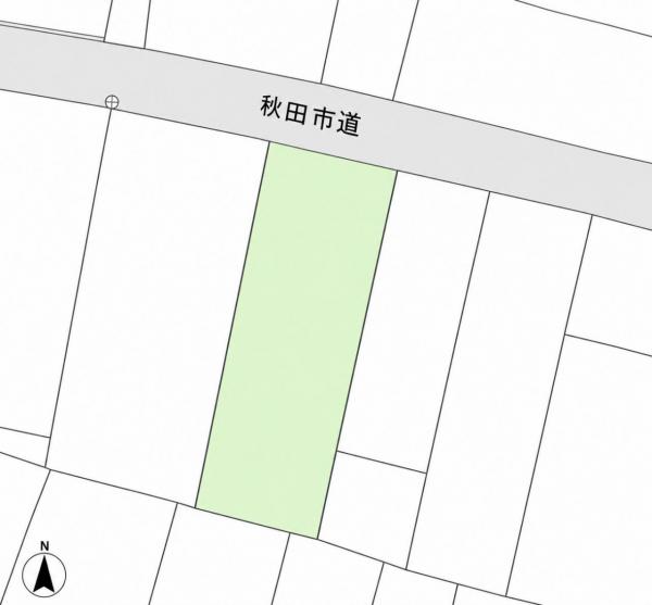 土地 秋田市土崎港東２丁目 JR奥羽本線土崎駅 850万円