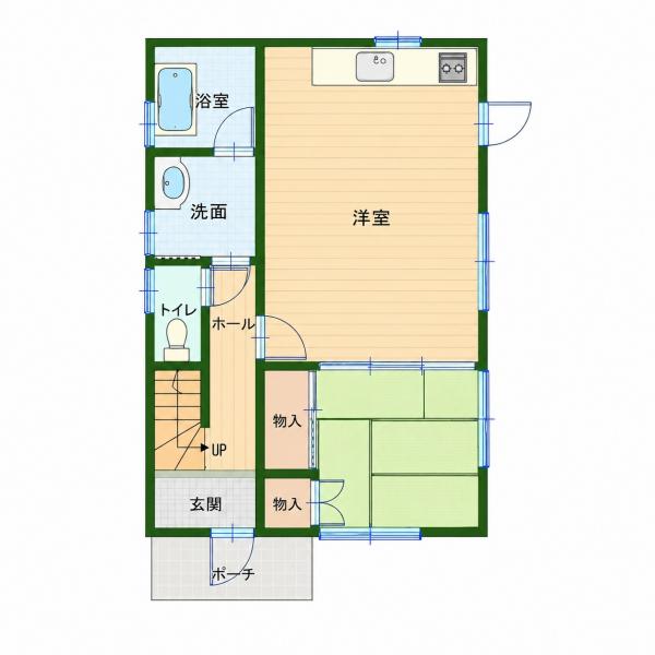 中古戸建 秋田市土崎港相染町字沼端 JR奥羽本線上飯島駅 1,280万円
