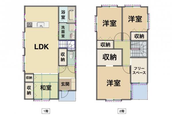 新築戸建 霧島市国分中央5丁目605番8,605番9 JR日豊本線国分駅 2198万円