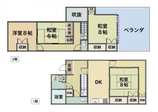中古戸建 姶良市加治木町錦江町160 JR日豊本線錦江駅 480万円