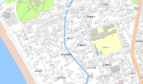 沼津市常盤二丁目売土地 土地図面