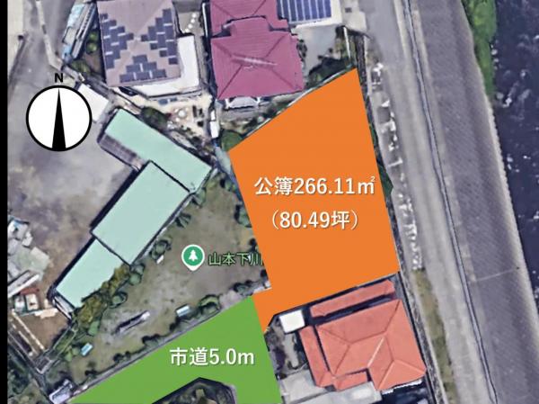 ”富士山が望める”約80坪の売土地 区画図 