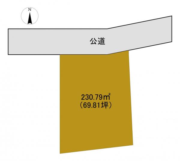 今宮陽光台土地 土地図面