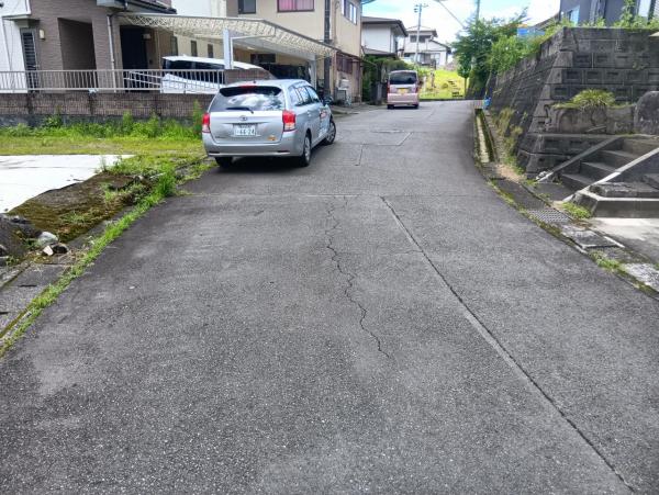 今宮陽光台土地 前面道路含む現地写真 