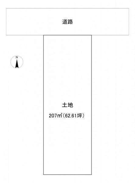 富士市鈴川西町土地 土地図面