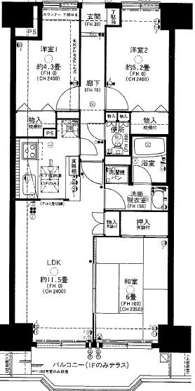 中古マンション 富士市吉原５丁目 岳南鉄道吉原本町駅 1,200万円