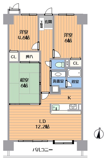 中古マンション 春日井市中新町2丁目 名鉄小牧線味鋺駅 1480万円