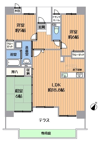 中古マンション 春日井市勝川新町2丁目 JR中央本線勝川駅 2069万円