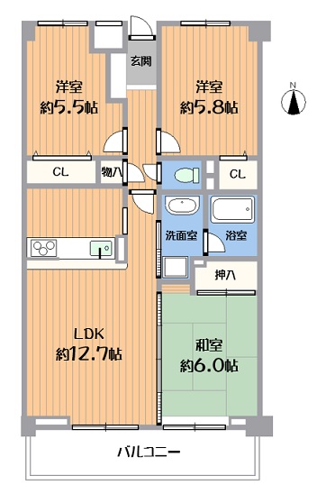 中古マンション 春日井市宮町1丁目 名鉄小牧線春日井駅 1290万円