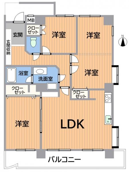 中古マンション 尾張旭市桜ケ丘町2丁目 名鉄瀬戸線印場駅 1790万円