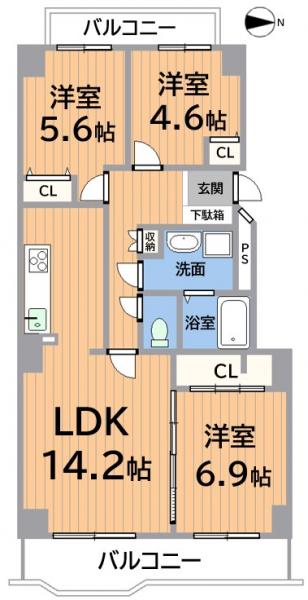 中古マンション 愛知県春日井市上条町2丁目 中央本線春日井駅 1590万円