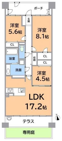 中古マンション 名古屋市千種区田代町字四観音道西 名古屋市東山線覚王山駅 4,690万円