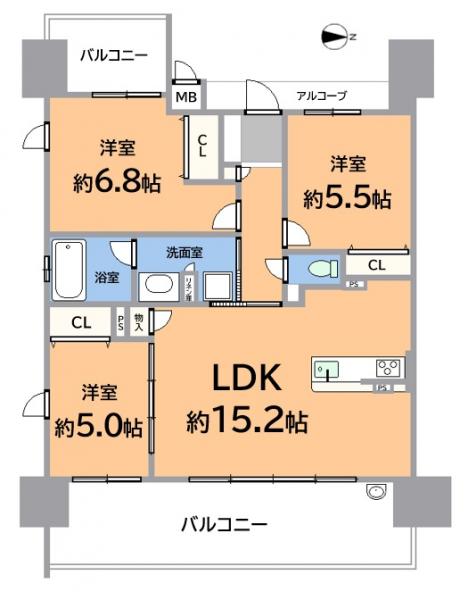 中古マンション 名古屋市東区白壁１丁目 名鉄瀬戸線東大手駅 4,280万円