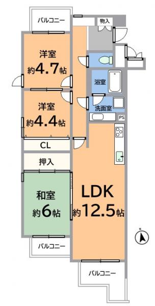グランドメゾン上野公園 間取り図 