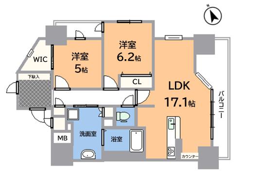 BERISTA覚王山 間取り図 